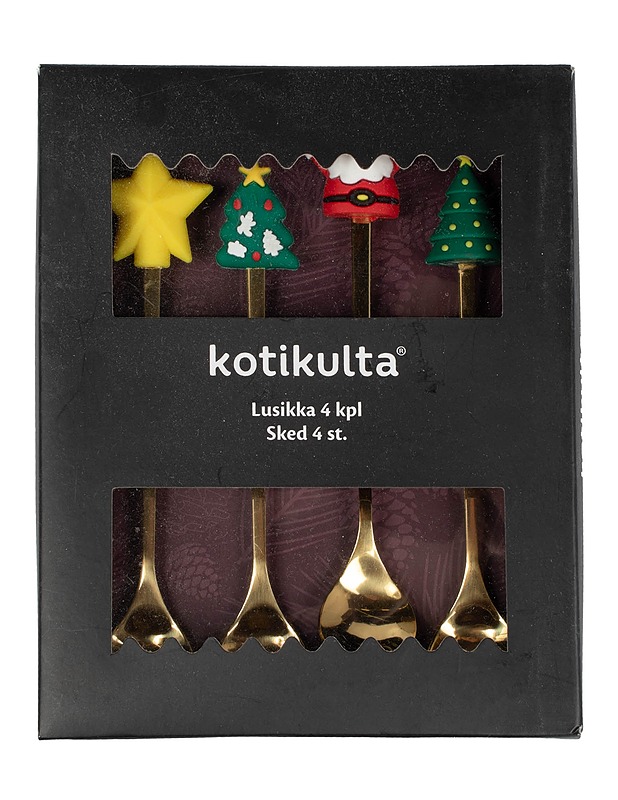 KOTIKULTA jouluinen lusikka, 4 kpl - Aterimet - 10105624661 - 0