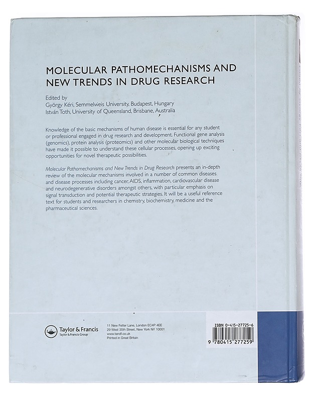 Molecular mechanismis and new trends in drug research - Tietokirjat - 10105624688 - 1