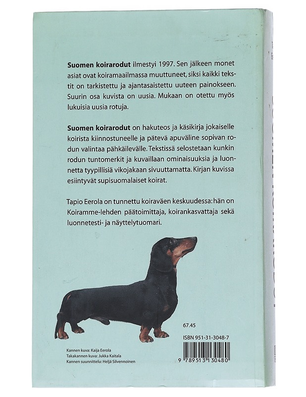 Suomen koirarodut - Eerola, Tapio - Tietokirjat ja oppaat - 10105624699 - 1