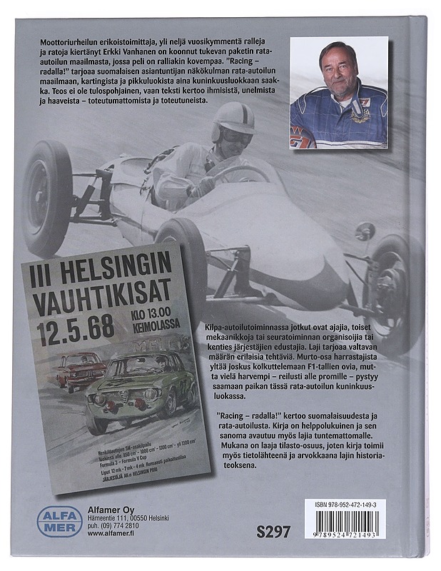 Racing - radalla! : Rata-autoilun suomalainen maailma - Vanhanen, Erkki - Tietokirjat ja oppaat - 10105624728 - 1