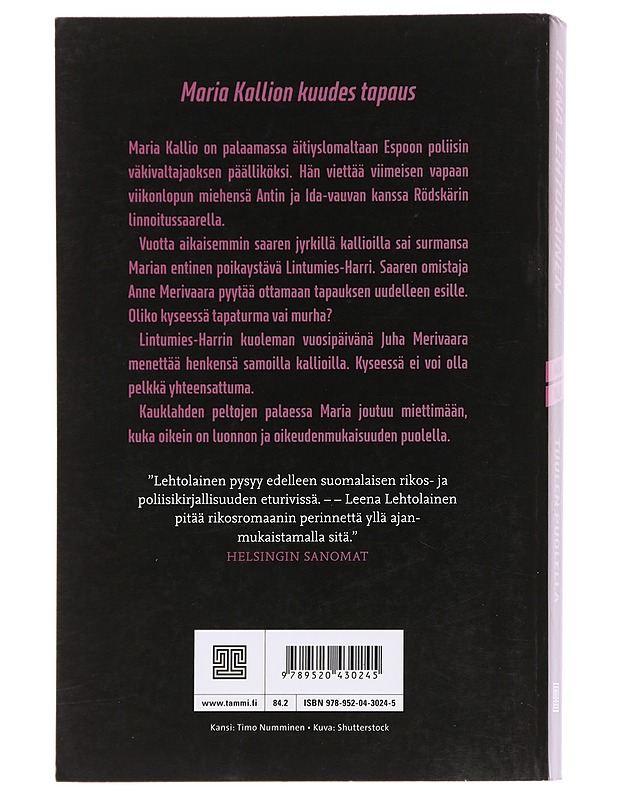 Tuulen puolella - Leena Lehtolainen - Romaanit ja novellit - 10105624821 - 1