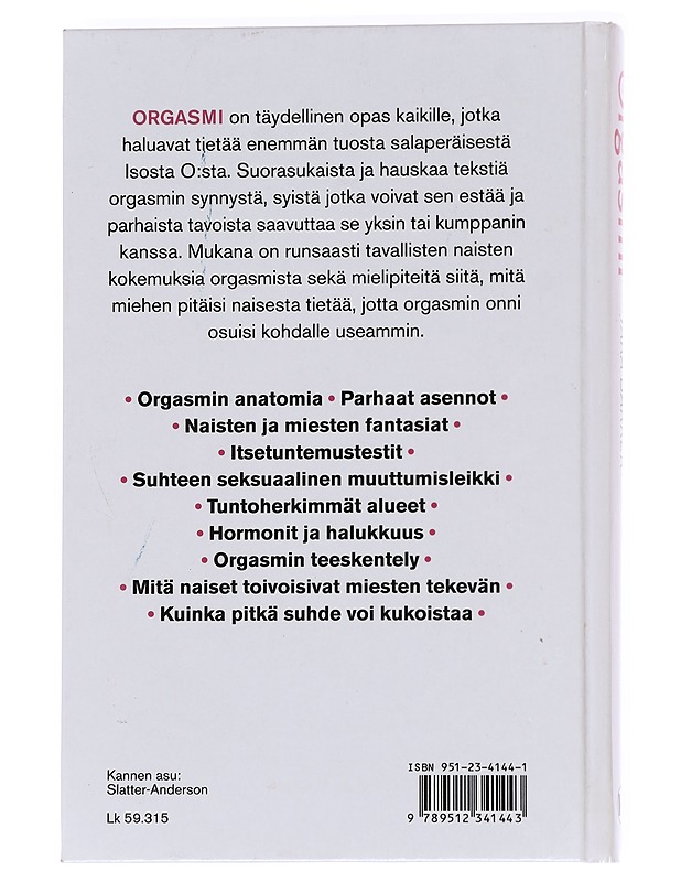 Orgasmi (K18) - Barker, Tara - Tietokirjat ja oppaat - 10105624826 - 1