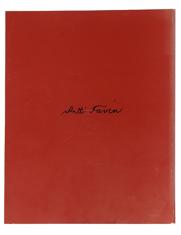 Antti Faven 1882-1948 : 4.6.-6.9.1992 Hämeenlinnan taidemuseo - Tietokirjat ja oppaat - 10105624855 - 1