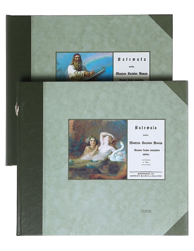 Kalevala 1-2. Nykytekstein varustettu näköispainos Vanhasta Kalevalasta (1835). - Runot ja näytelmät - 10105624898 - 1