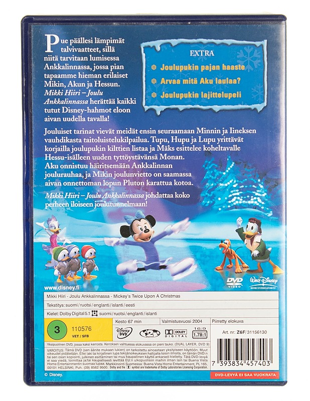 Mikki Hiiri Joulu Ankkalinnassa - DVD - DVD-elokuvat - 10105624914 - 1