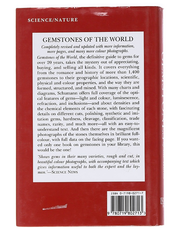 Gemstones of the World - Schumann, Walter - Tietokirjat ja oppaat - 10105624931 - 1