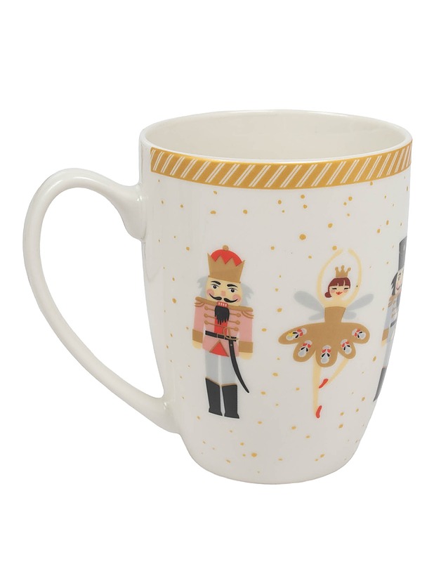 THE CHRISTMAS COLLECTION Nutcrackers & Ballerina -muki, 2 kpl - Joulutuotteet - 10105624943 - 1