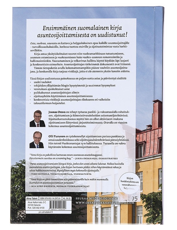 Osta, vuokraa, vaurastu - Orava, Joonas - Tietokirjat ja oppaat - 10105624947 - 1