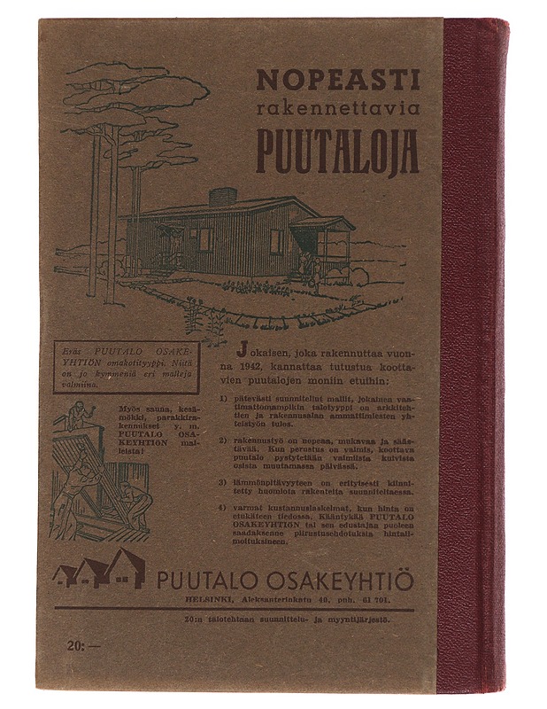 Työväen kalenteri 1942 - SDP - Tietokirjat ja oppaat - 10105624965 - 1