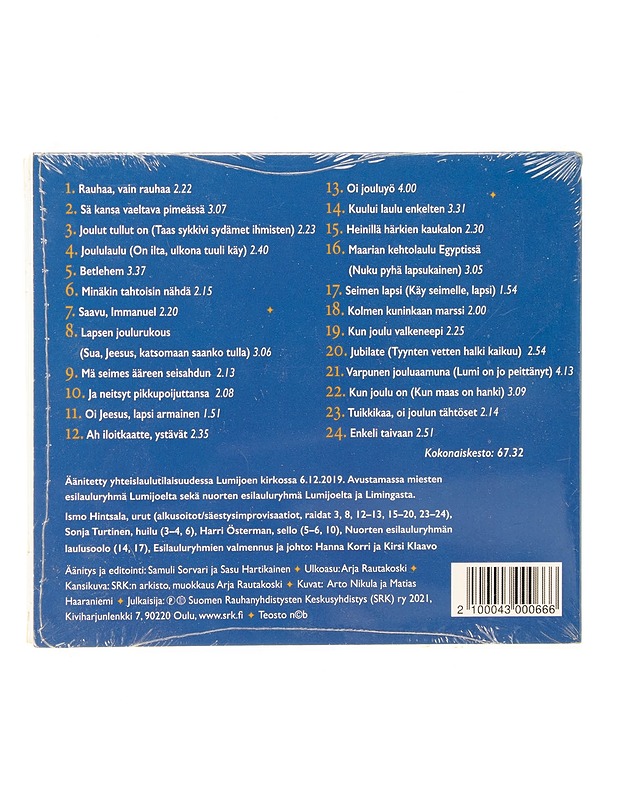 Jubilate - Joululauluilta Lumijoen kirkossa - CD - CD-levyt - 10105624979 - 1