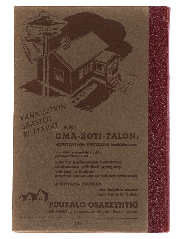 Työväen kalenteri 1941 - SDP - Tietokirjat ja oppaat - 10105624981 - 1