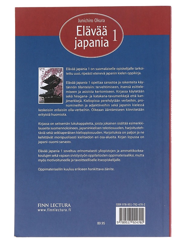 Elävää japania. 1 - Okura, Junichiro - Tietokirjat ja oppaat - 10105624997 - 1