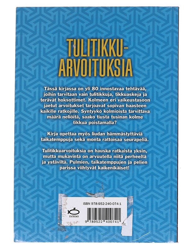 Tulitikkuarvoituksia - Lotta Heikkeri - Harrastekirjat - 10105625024 - 0