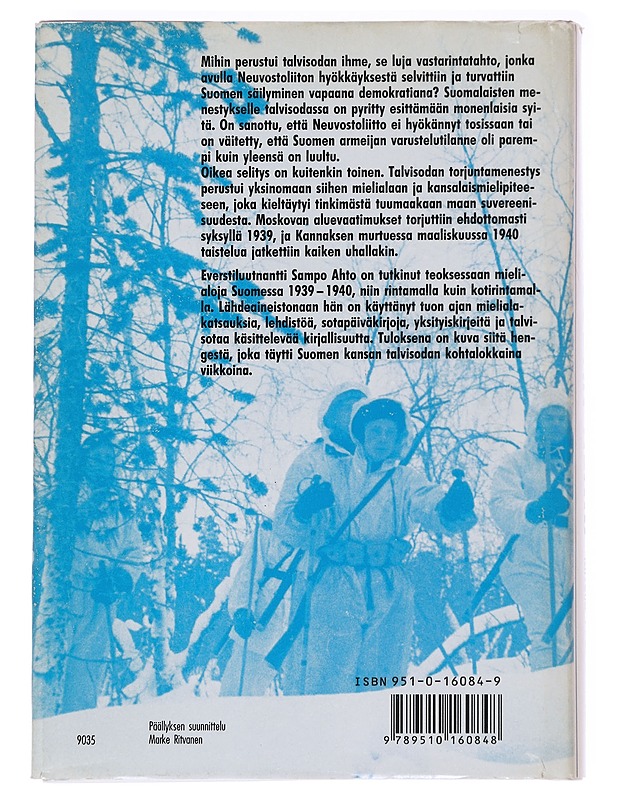 Talvisodan henki / mielialoja Suomessa talvella 1939-1940 - Sampo Ahto - Tietokirjat ja oppaat - 10105625026 - 1
