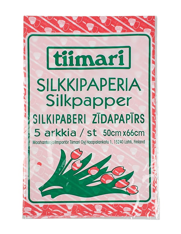 TIIMARI Silkkipaperi, 50 x 66 cm - 5 arkkia - Askartelu - 10105625077 - 0