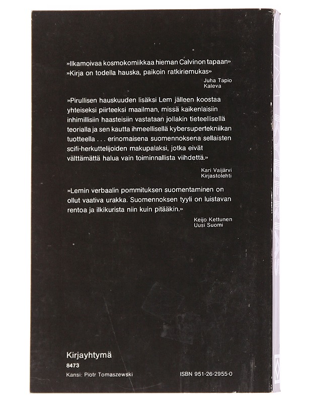 Kyberias - Lem, Stanislaw - Fantasia- ja scifi - 10105625099 - 1