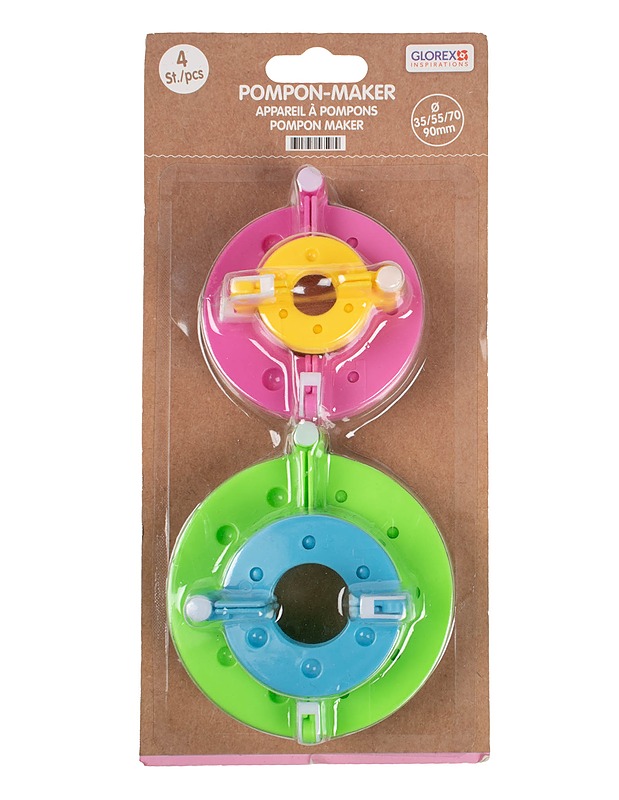 GLOREX tupsukehikkot, 4 kpl - Ompelu - 10105625113 - 0