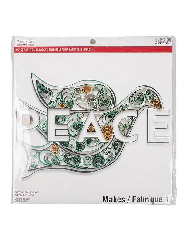 RECOLLECTIONS Peace Paper Quilling DIY Kit - Askartelu - 10105625120 - 0