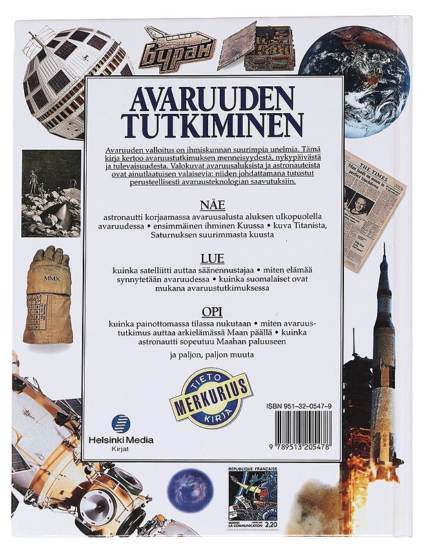 AVARUUDEN TUTKIMINEN - Carole Stott - Harrastekirjat - 10105625126 - 1