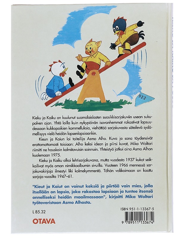 Kieku ja Kaiku ja Possu - Alho, Asmo - Lastenkirjat - 10105625166 - 1