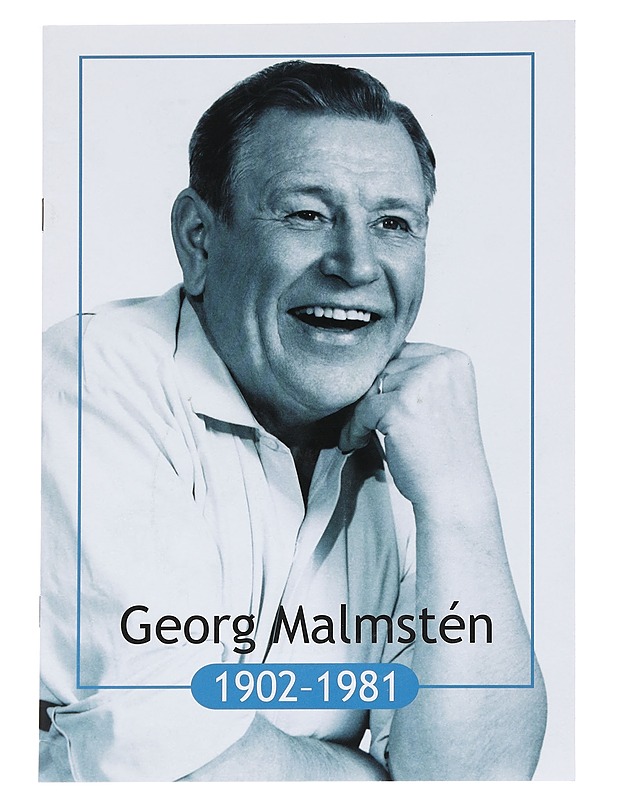 Georg Malmstén 1902-1981 - F-kustannus - Harrastekirjat - 10105625206 - 0