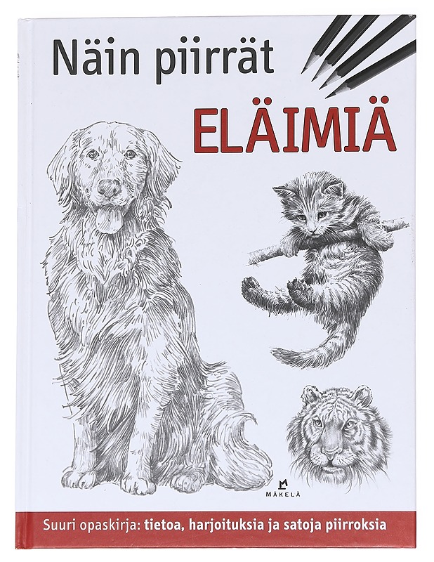 Näin piirrät eläimiä - Hurme-Keränen, Auli - Harrastekirjat - 10105625215 - 0