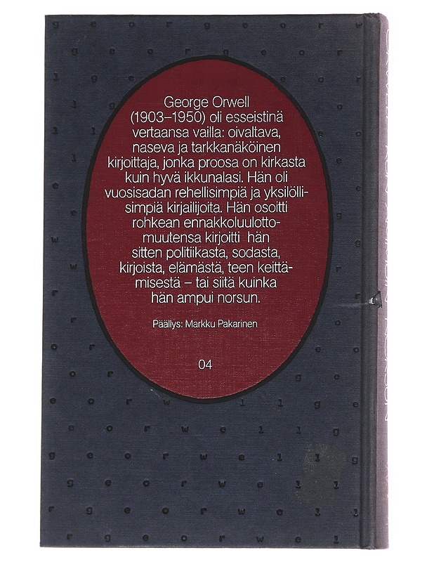 Kun ammuin norsun ja muita esseitä - George Orwell - Romaanit ja novellit - 10105625269 - 1