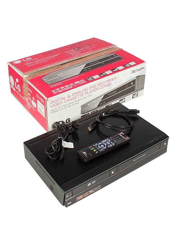 LG RCT 689H -digitaalinen ja analoginen dvd-tallenin ja VHS-soitin  - Muu elektroniikka - 10105625367 - 0