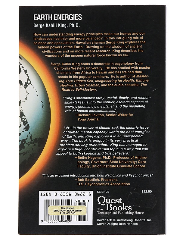 Earth Energies - King, Serge Kahili - Tietokirjat - 10105625369 - 1