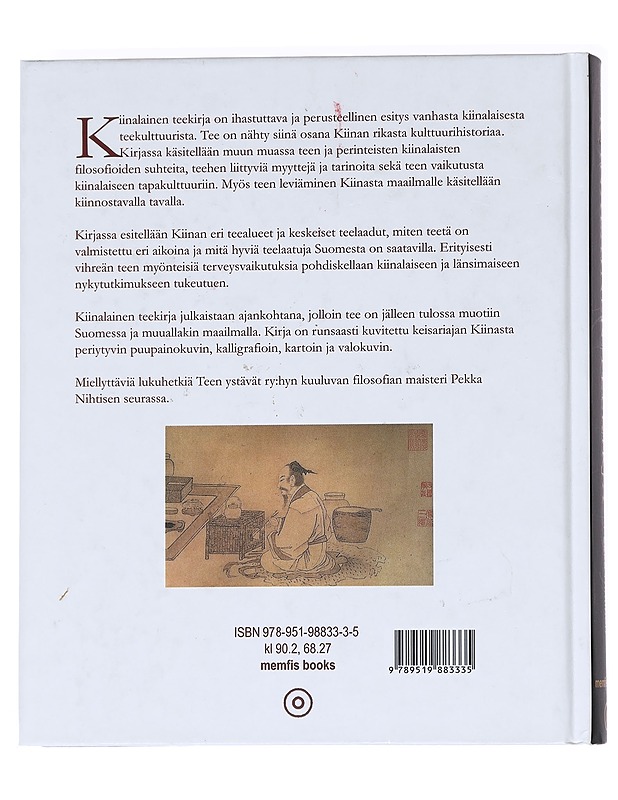 Kiinalainen teekirja - Pekka Nihtinen - Ruokakirjat - 10105625392 - 1