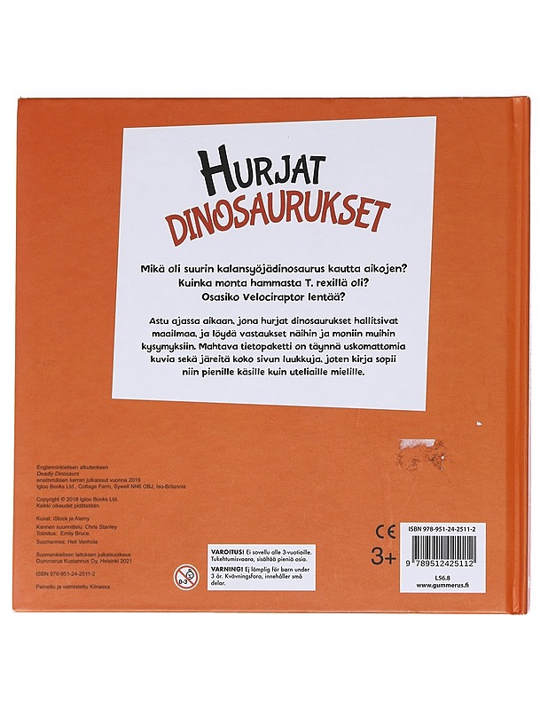 Hurjat dinosaurukset - Bruce, Emily - Lastenkirjat - 10105625395 - 1