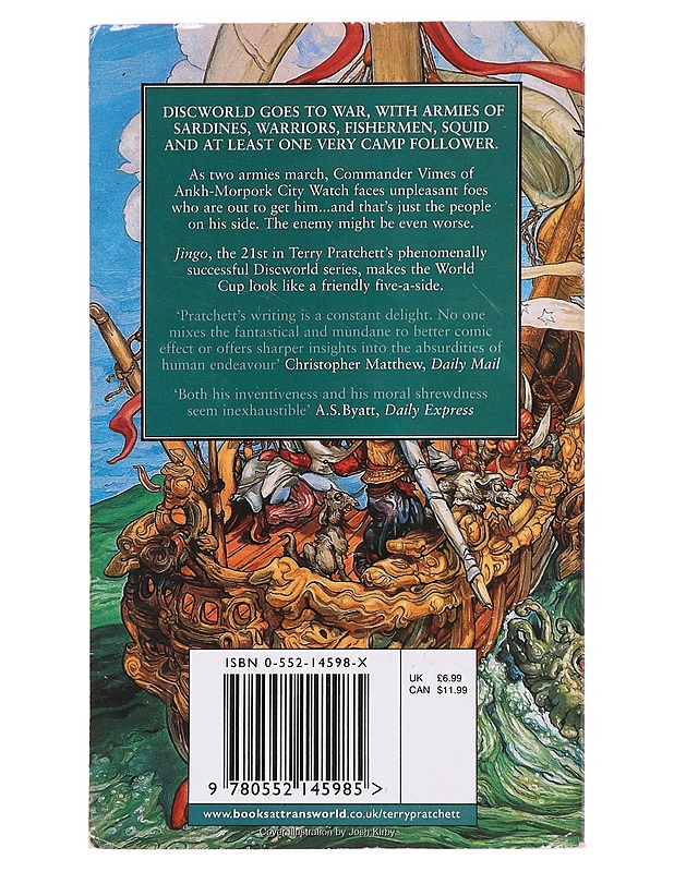 Jingo : a Discworld novel - Terry Pratchett - Fantasia- ja scifi - 10105625404 - 1