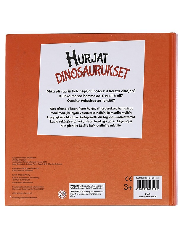 Hurjat dinosaurukset - Bruce, Emily - Lastenkirjat - 10105625405 - 1