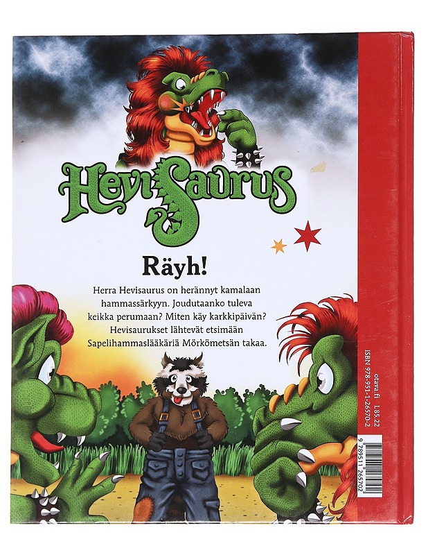 Hevisaurus ja sapelihammaslääkäri - Kokkonen, Kiti - Lastenkirjat - 10105625445 - 1