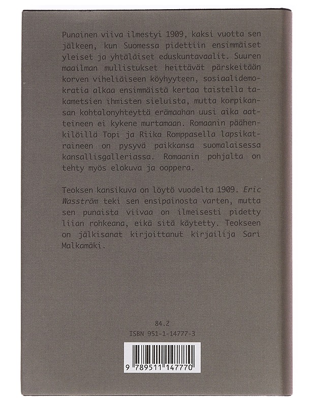 Punainen viiva - Ilmari Kianto - Romaanit ja novellit - 10105625499 - 1