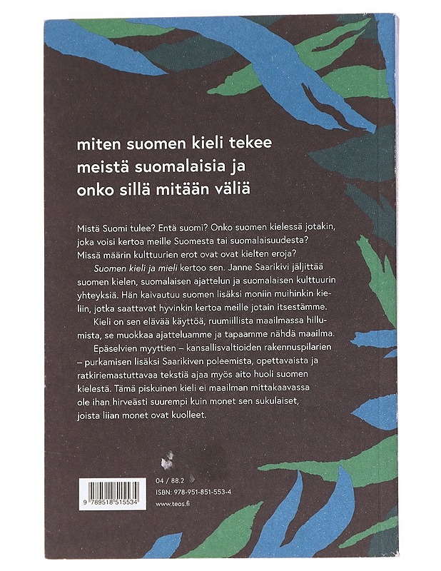 Suomen kieli ja mieli - Janne Saarikivi - Tietokirjat ja oppaat - 10105625532 - 1