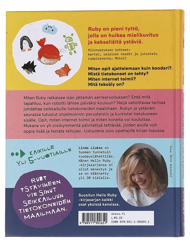 Hello Ruby / mahtava tietokoneseikkailu - Liukas, Linda - Nuorten kirjat - 10105625545 - 1