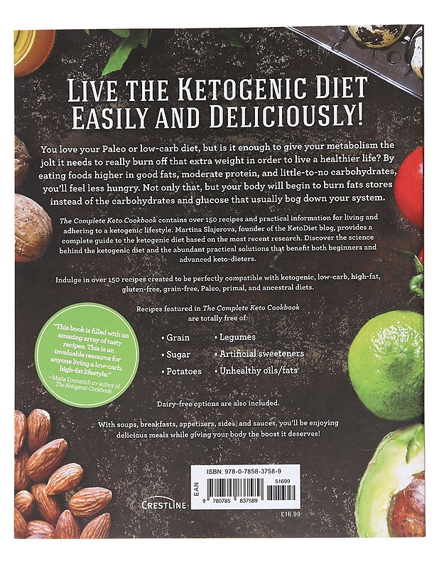 The Complete Keto Cookbook - Martina Slajerova - Ruokakirjat - 10105625543 - 1