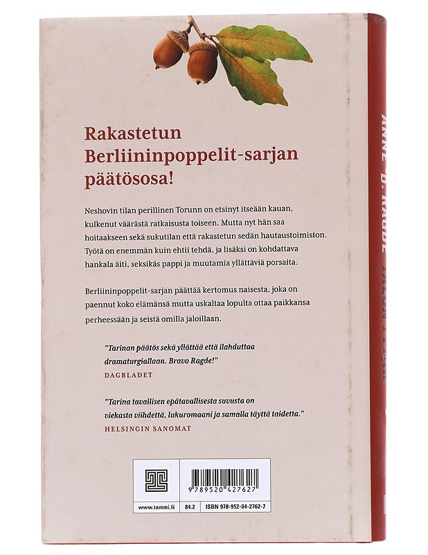 Talon tytär - Ragde, Anne B. - Romaanit ja novellit - 10105625620 - 1