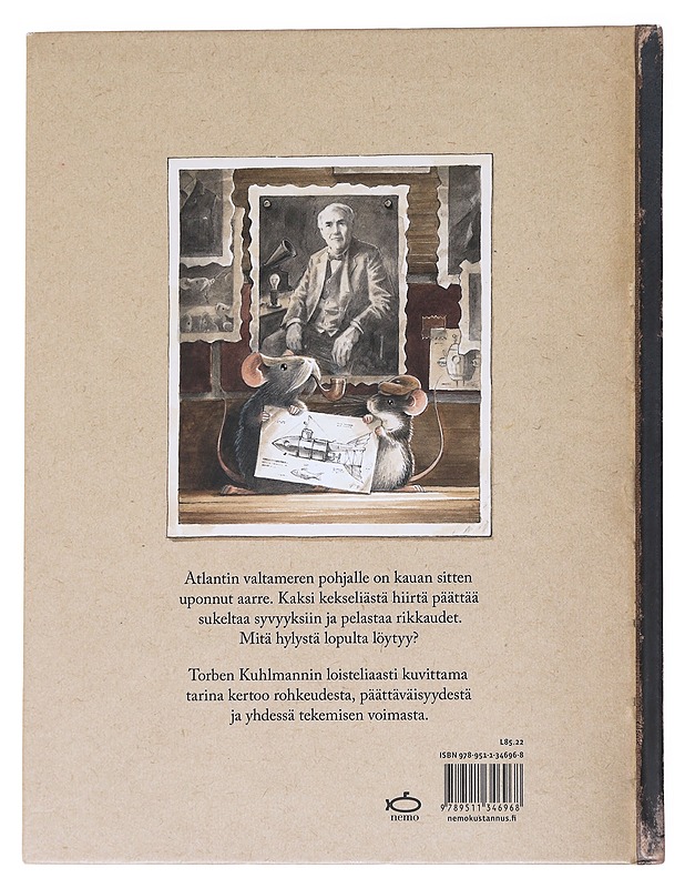 Edison / kadonneen hiiriaarteen arvoitus - Kuhlmann, Torben - Lastenkirjat - 10105625633 - 1