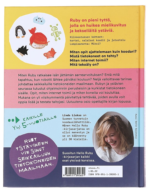 Hello Ruby / mahtava tietokoneseikkailu - Liukas, Linda - Nuorten kirjat - 10105625650 - 1
