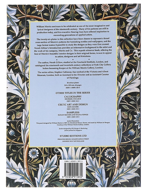 William Morris Designs and Motifs - Norah Gillow - Taide- ja kulttuurikirjat - 10105625653 - 1