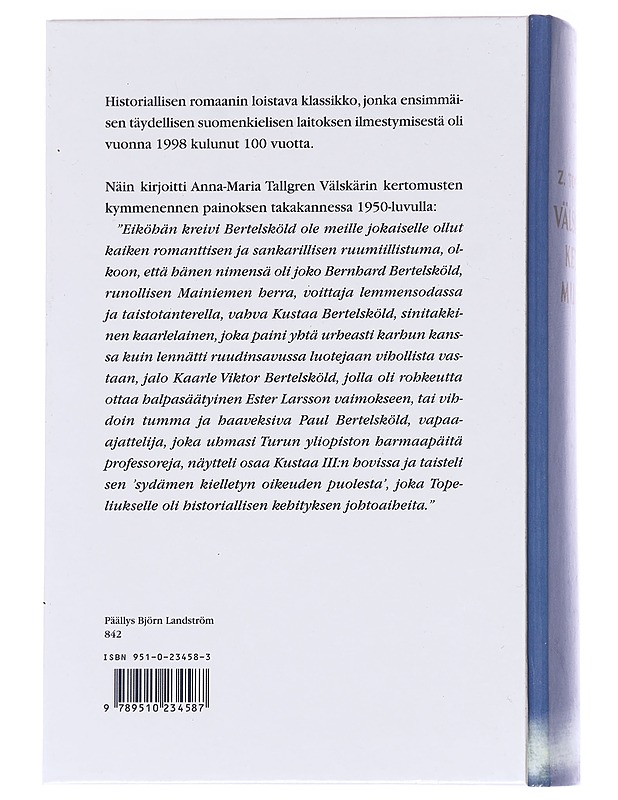 Välskärin kertomuksia : toinen osa - Topelius, Zacharias - Romaanit ja novellit - 10105625658 - 1