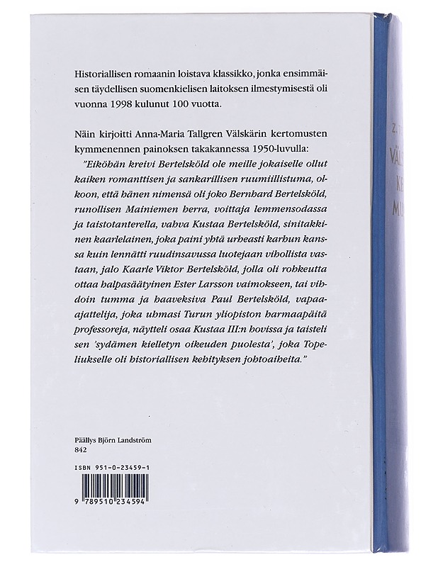 Välskärin kertomuksia : kolmas osa - Topelius, Zacharias - Romaanit ja novellit - 10105625665 - 1