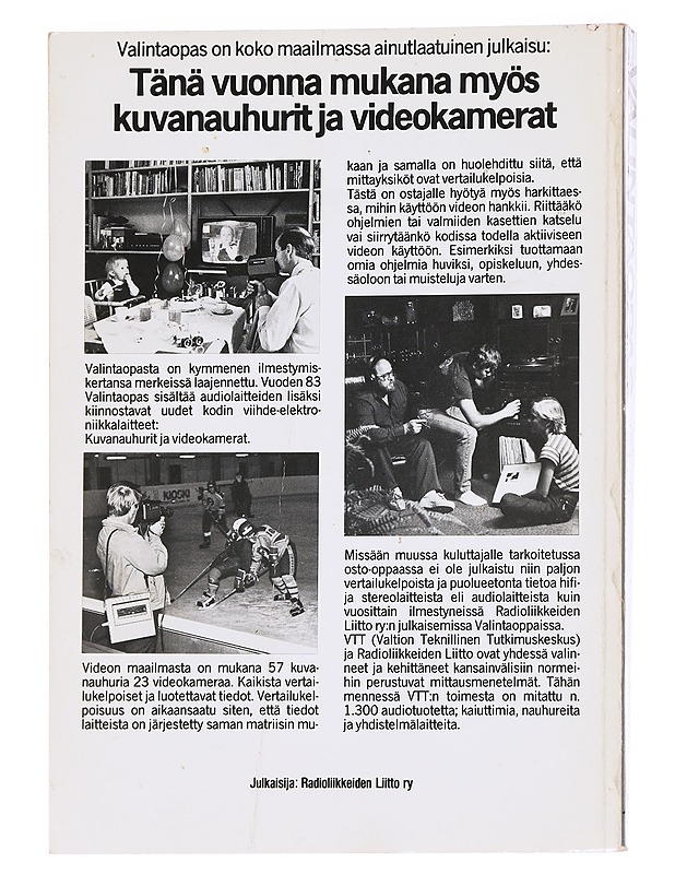 Audio Video Valintaopas 83 - Erkki Raitala - Harrastekirjat - 10105625692 - 1