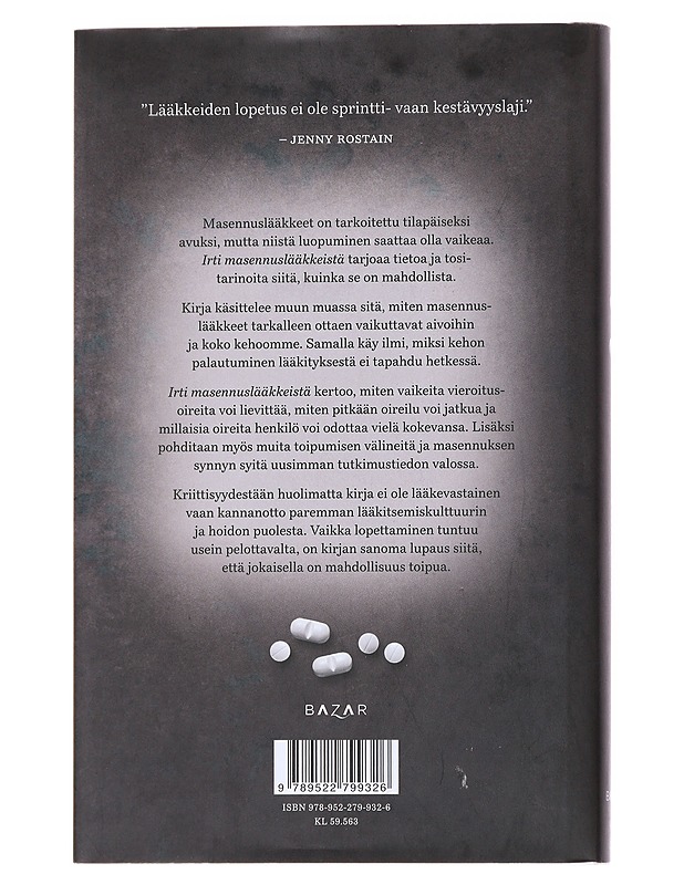 Irti masennuslääkkeistä - Jenny Rostain - Tietokirjat ja oppaat - 10105625739 - 1