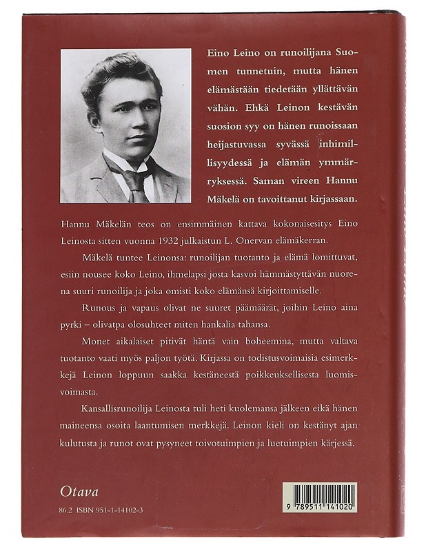 Eino Leino : elämä ja runo - Hannu Mäkelä - Elämäkerrat ja muistelmat - 10105625770 - 1