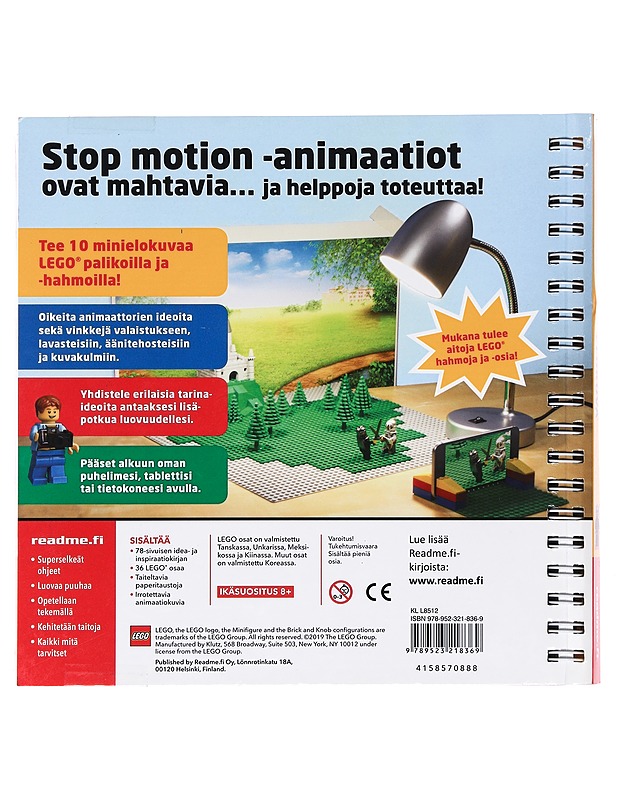 Lego : Tee oma elokuva - Laura Haavisto - Lastenkirjat - 10105625800 - 1