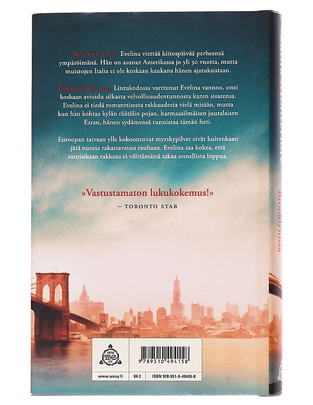 Italialainen tyttö Brooklynissa - Montefiore, Santa - Romaanit ja novellit - 10105625838 - 1
