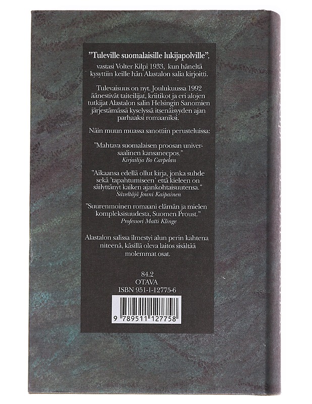 Alastalon salissa  - Volter Kilpi - Romaanit ja novellit - 10105625882 - 1